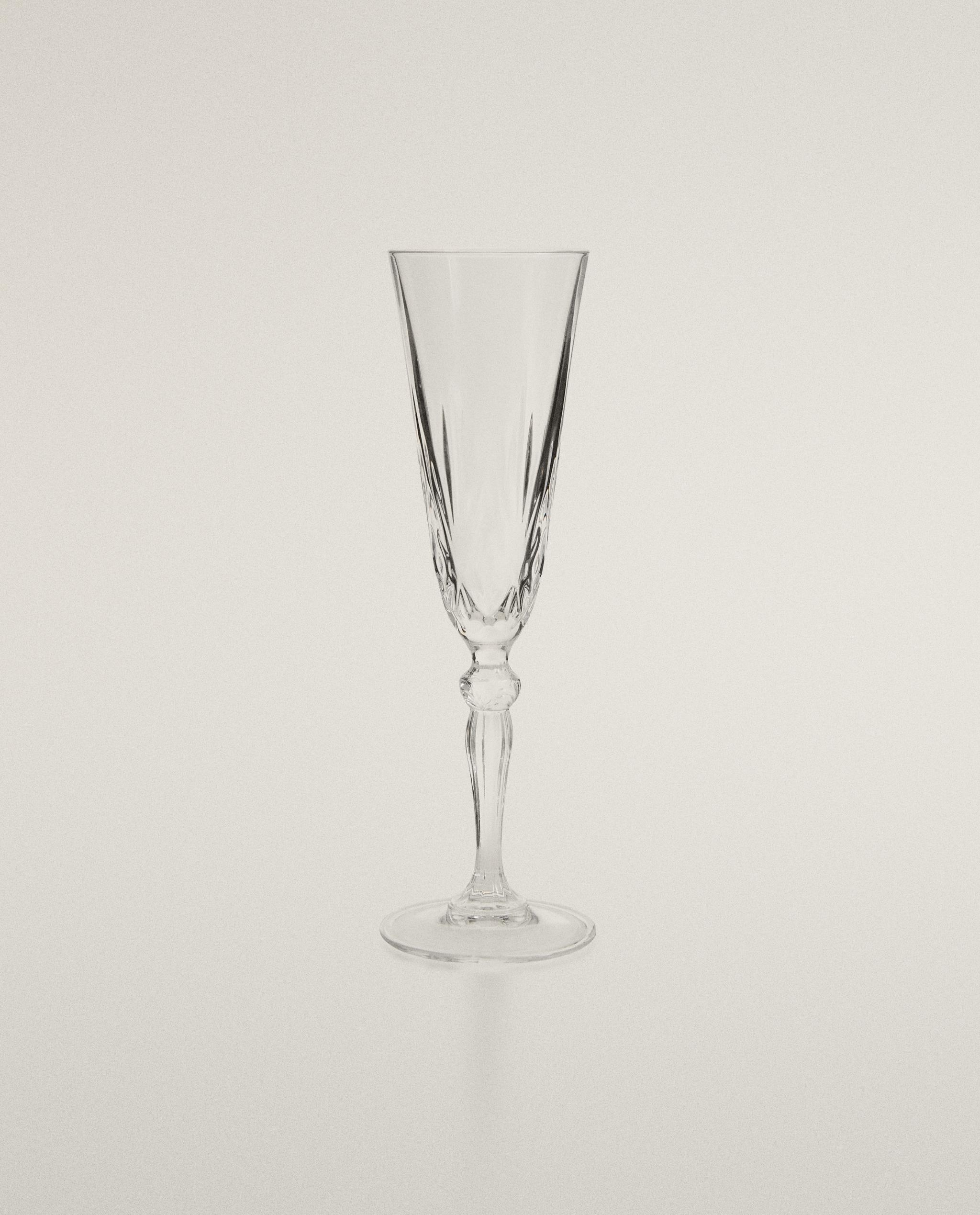 ENGRAVED CRYSTALLINE FLUTE GLASS product thumbnail 6