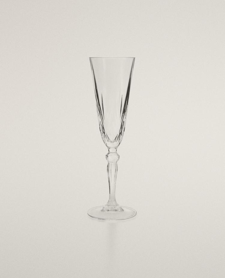 COPA FLAUTA CRISTALÍN TALLADA