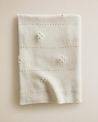 MANTA BEBÉ ALGODÓN CALADO MANTA BEBÉ ALGODÓN CALADO