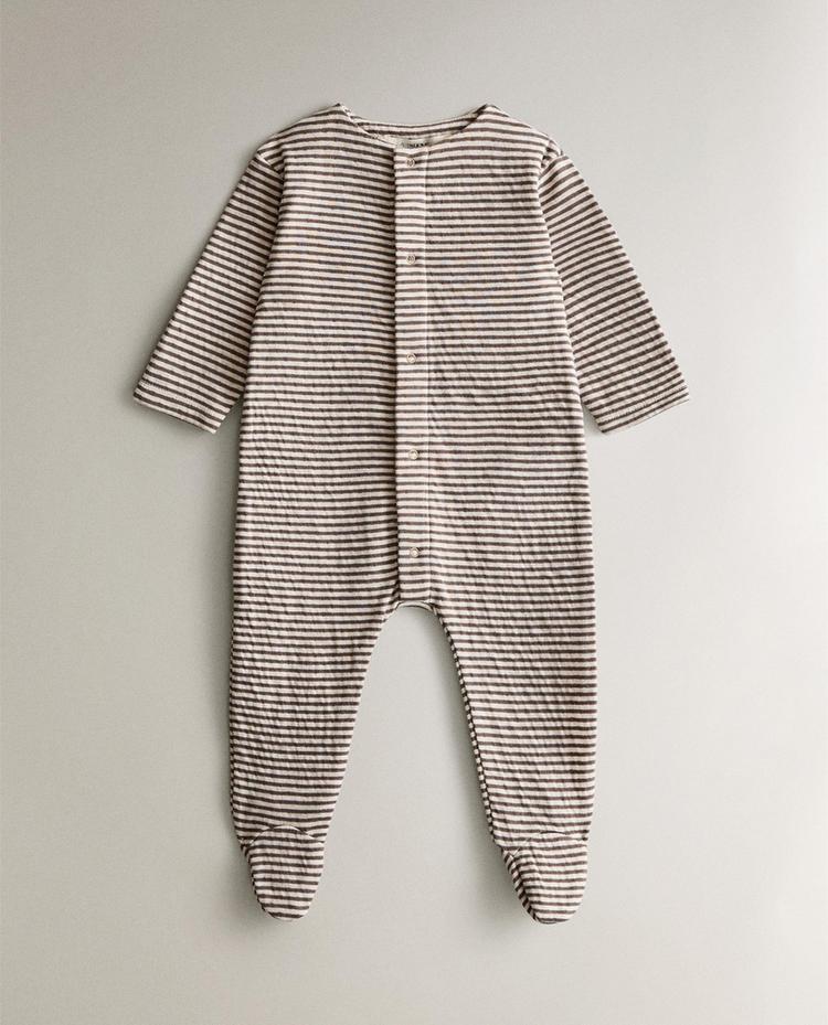 KIDS' STRIPED ROMPER