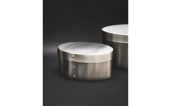 BOÎTE OVALE ACIER INOXYDABLE