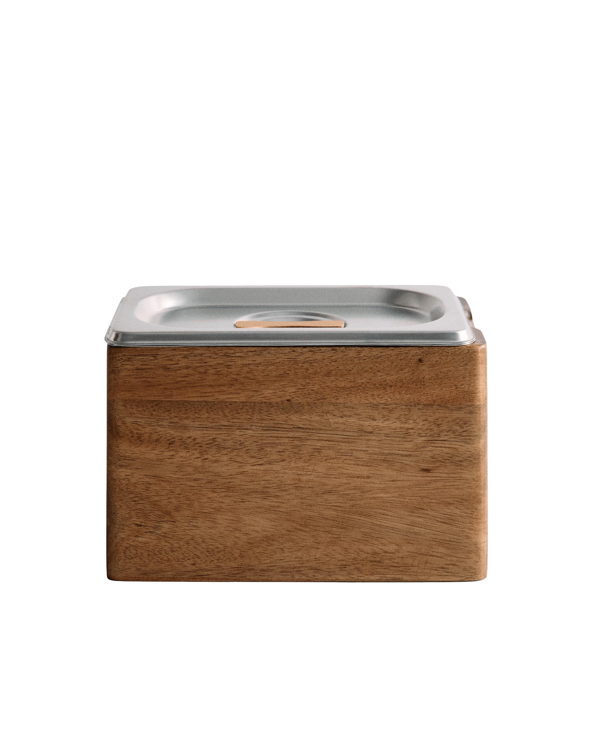 STEEL WOODEN ICE CREAM CONTAINER product thumbnail 8