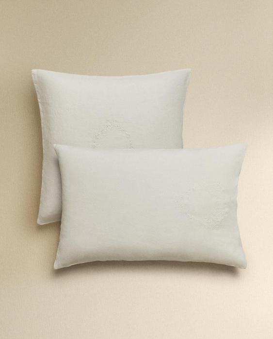 FUNDA DE ALMOHADA LINO LAVADO