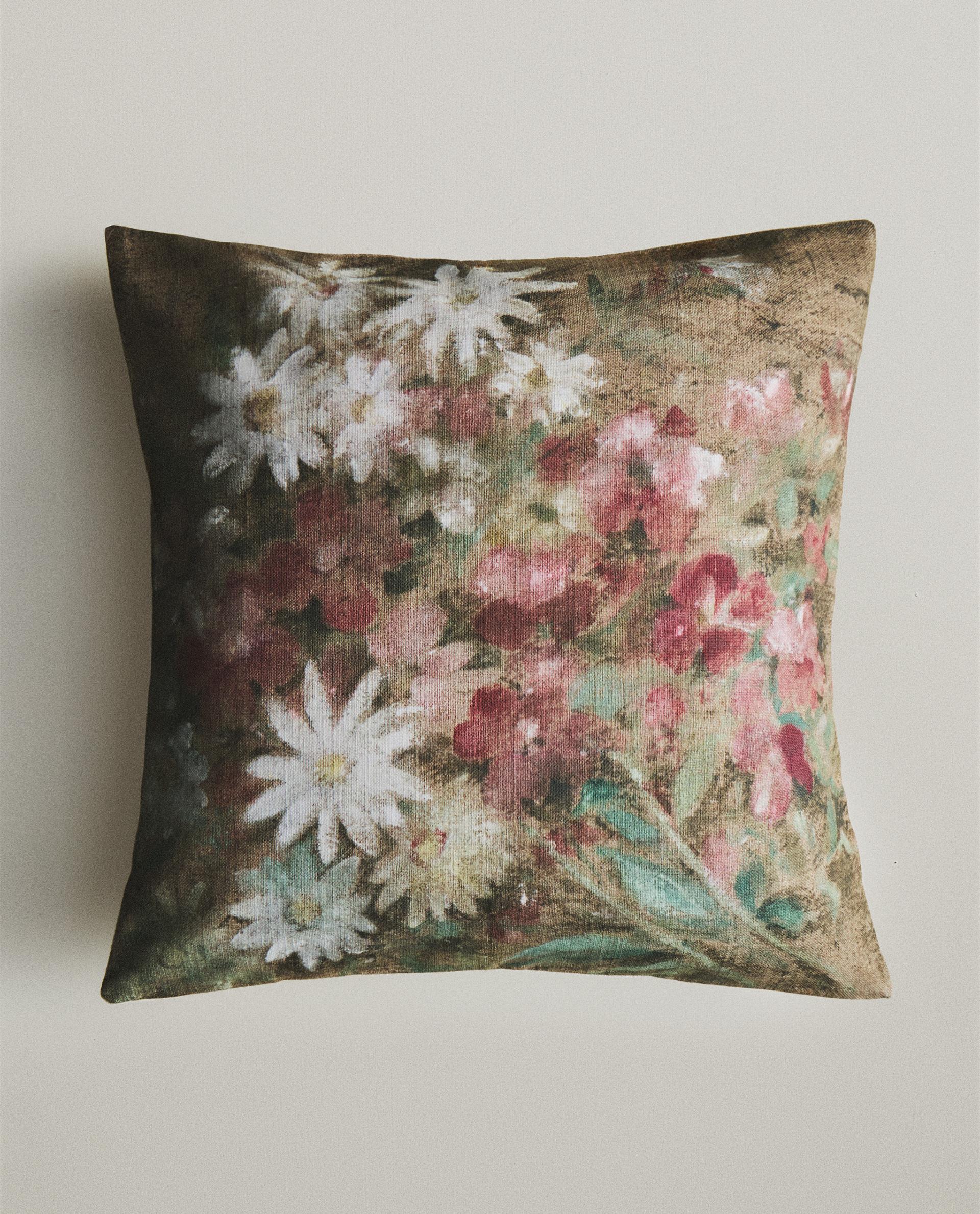 【新品】ZARA  ザラホーム デコ刺繍クッションカバー セット ベッドルームクッション | Zara Home 日本/Japan