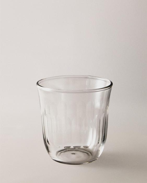 DİKEY KABARTMALI CAM BARDAK