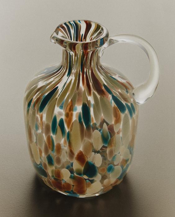 JARRA DE VIDRO COLORIDA JARRA DE VIDRO COLORIDA