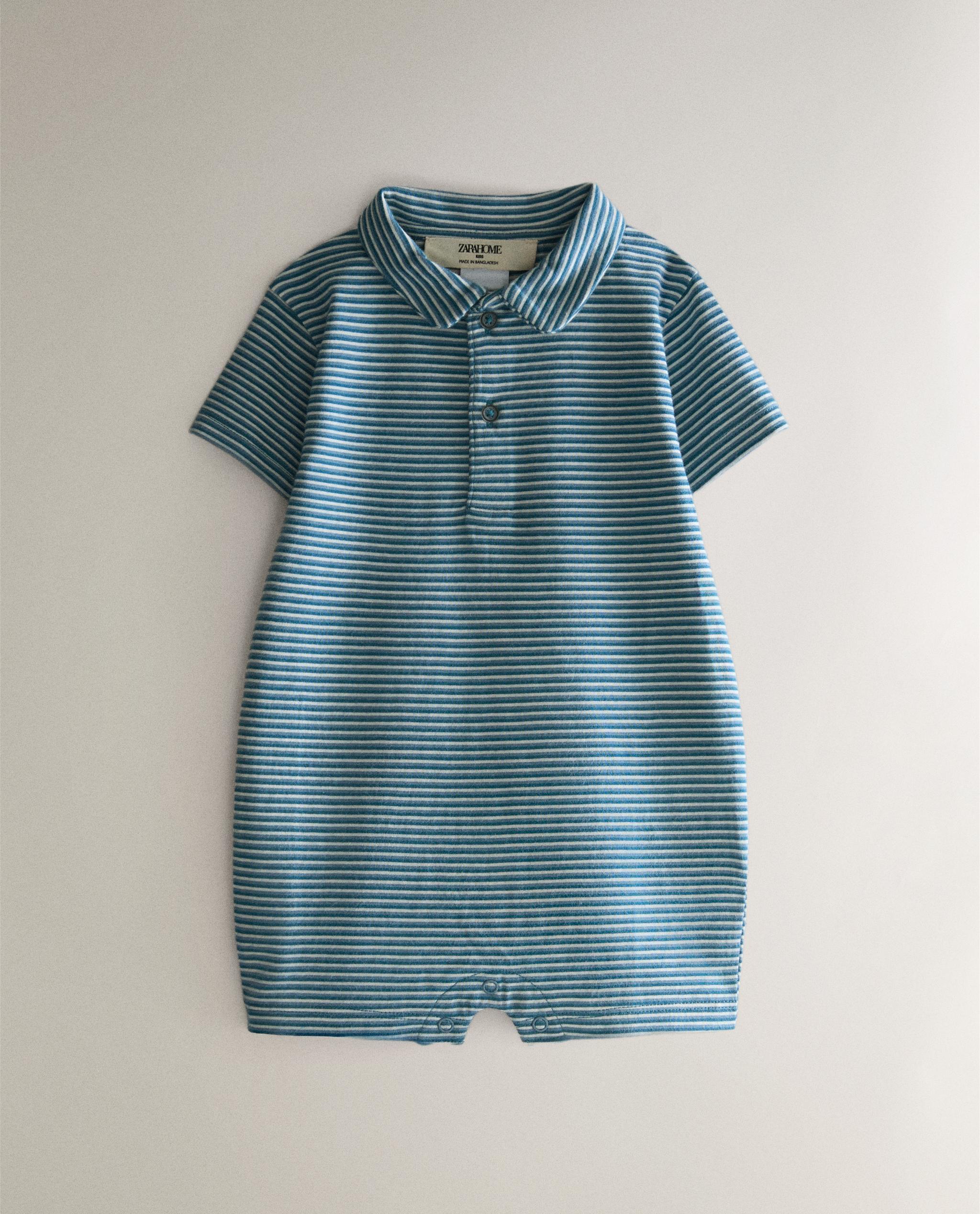 KIDS' STRIPED ROMPER product thumbnail 6