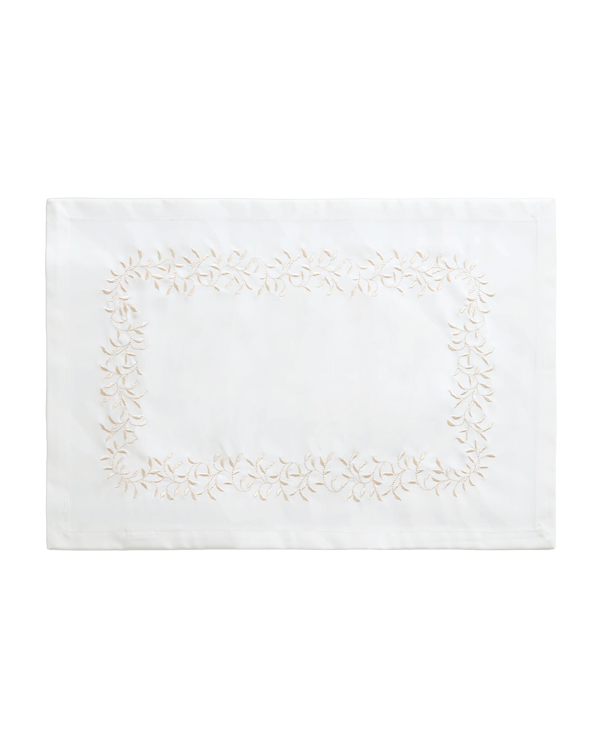 PACK OF EMBROIDERED SATIN NAPKINS (PACK OF 2) product thumbnail 3