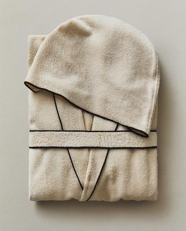 OVERLOCK COTTON BATHROBE (320 GXM²)
