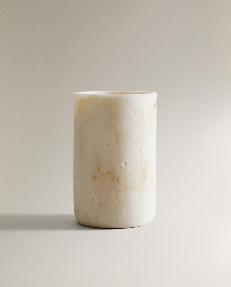 ZAHNPUTZBECHER MARMOR-OPTIK