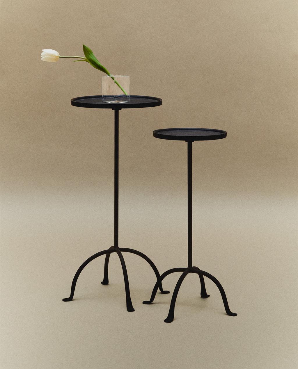 MESA AUXILIAR METAL ENVEJECIDO