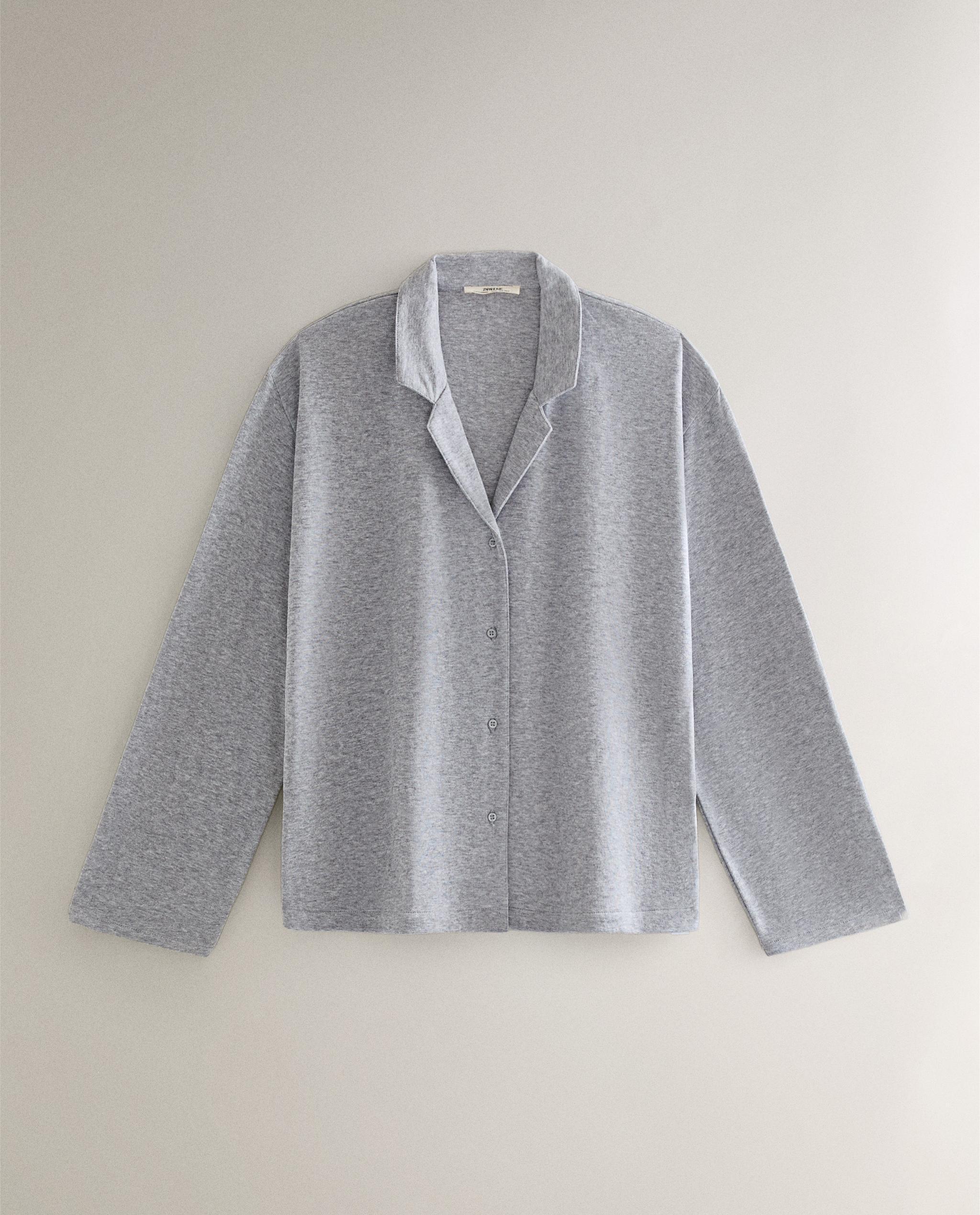 LONG SLEEVE COTTON SHIRT product thumbnail 2