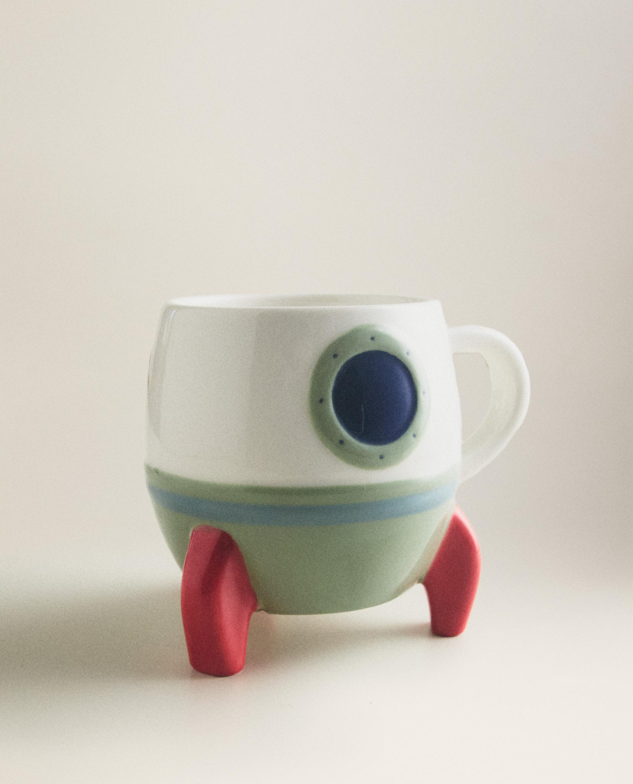 CHILDREN'S STONEWARE SPACESHIP MUG product thumbnail 8