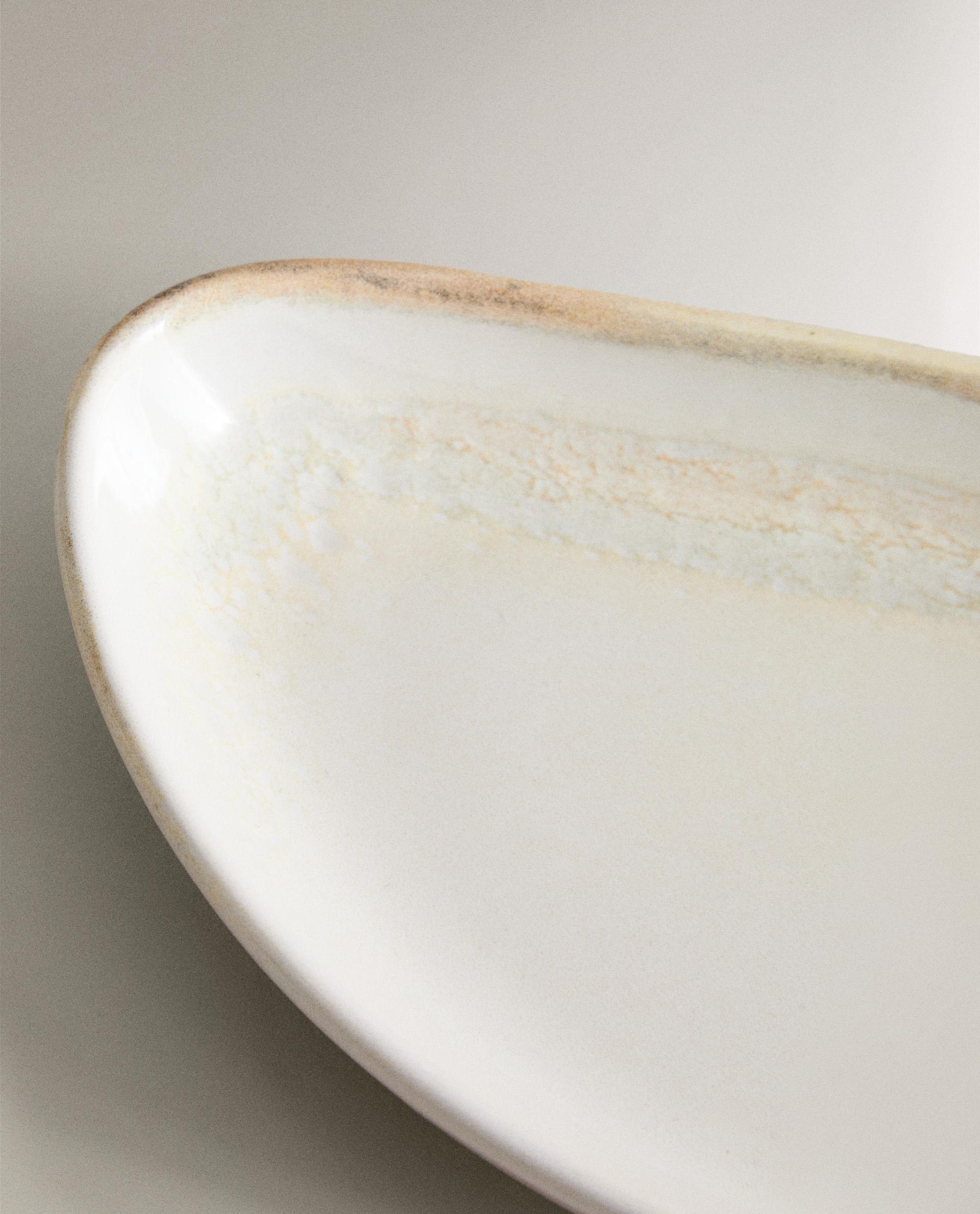 ECRU STONEWARE MINI PLATE product thumbnail 4