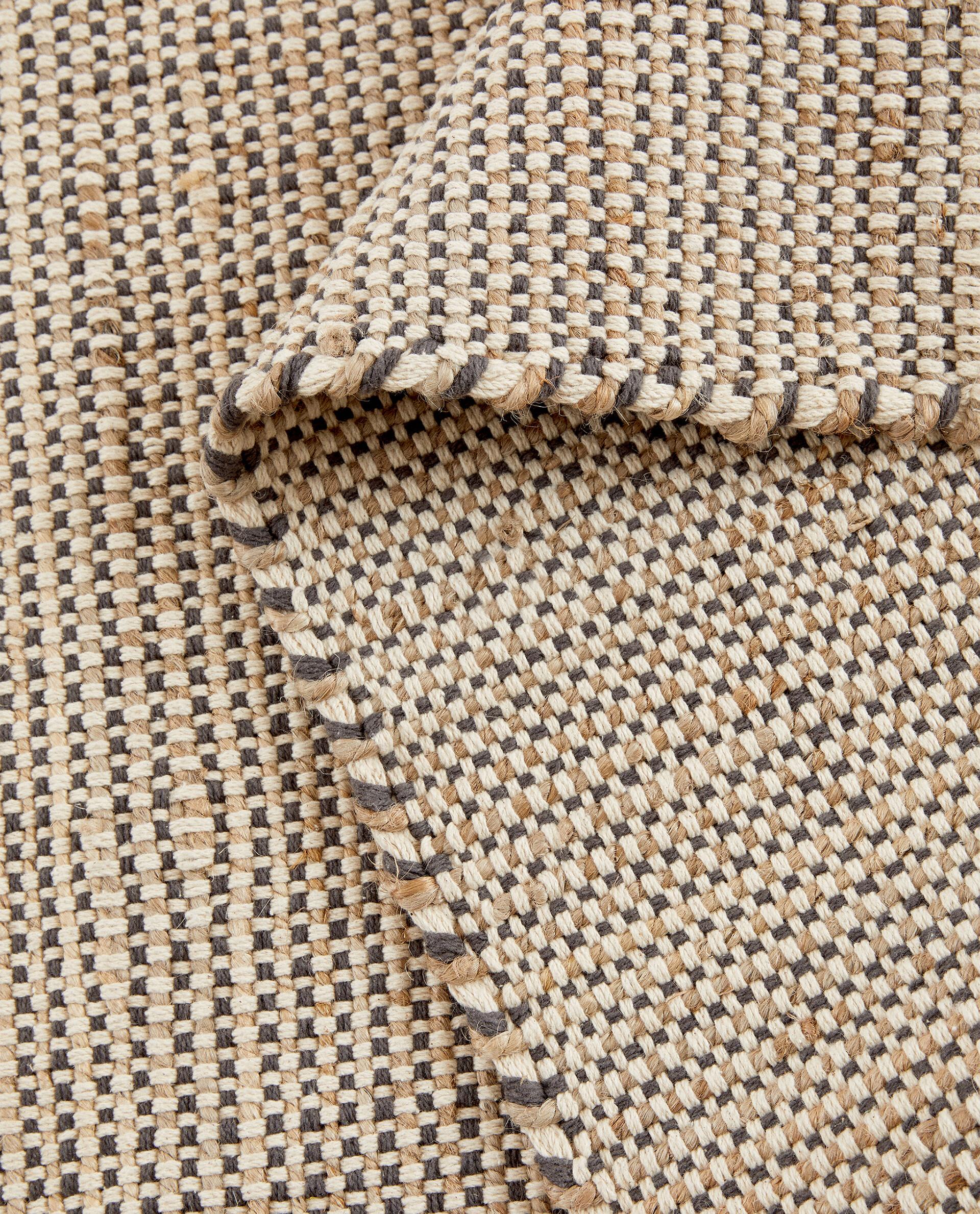 マーブル柄 長方形 ジュート&コットンラグ | Zara Home 日本/Japan マーブル柄 長方形 ジュート&コットンラグ | Zara Home 日本/Japan