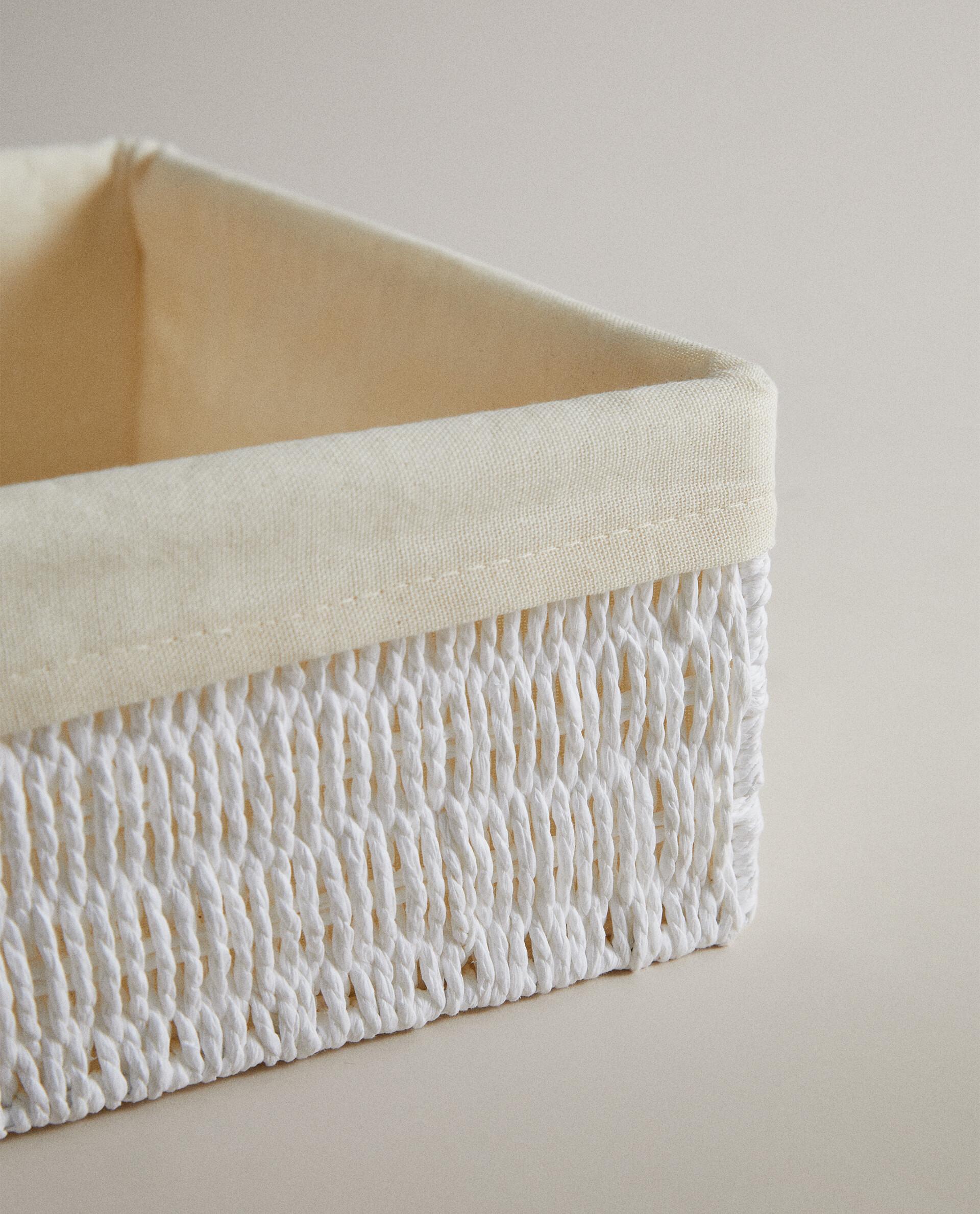 RECTANGULAR BASKET WITH COTTON LINING product thumbnail 18