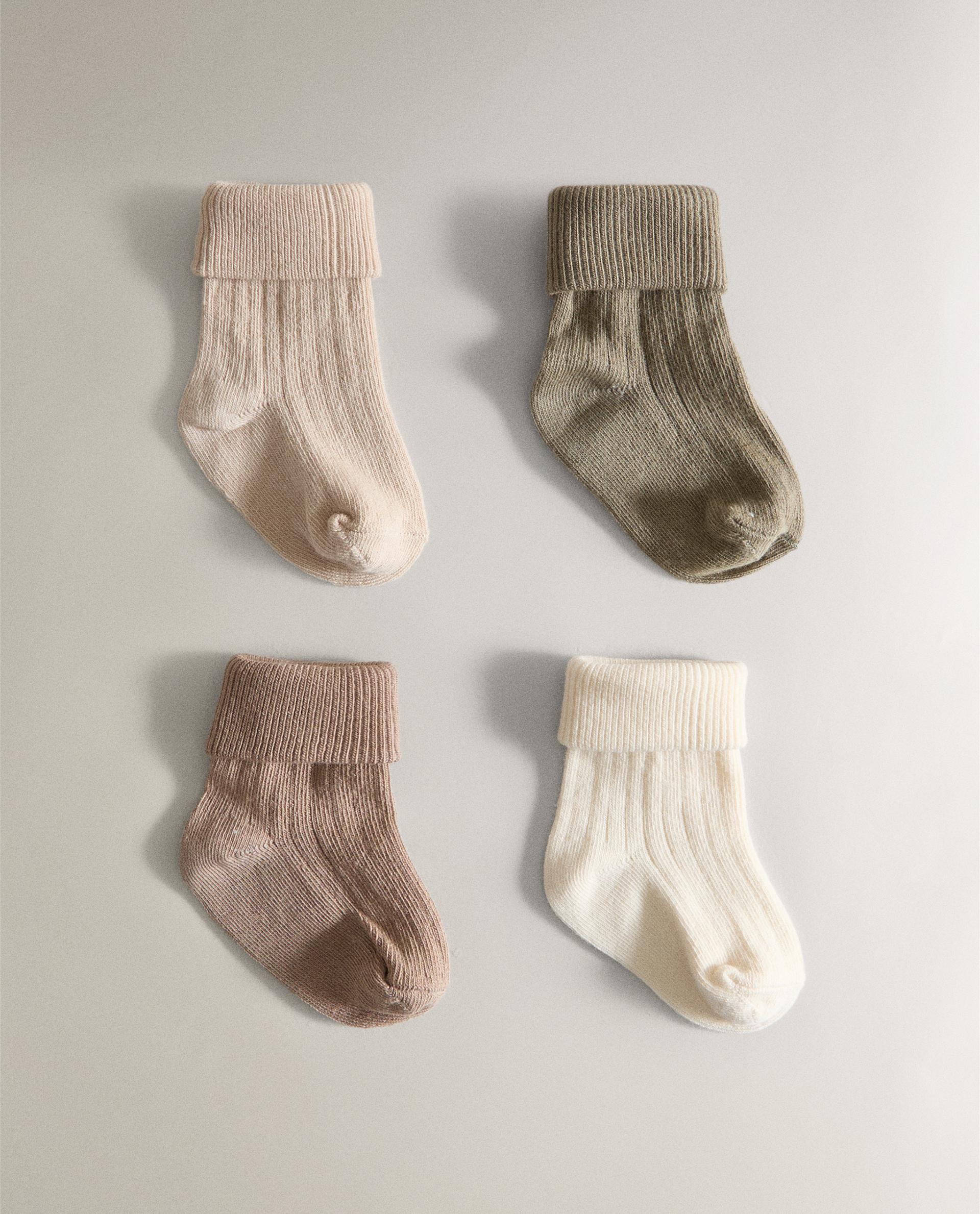 MULTICOLOURED BABY SOCKS (PACK OF 4) product thumbnail 2