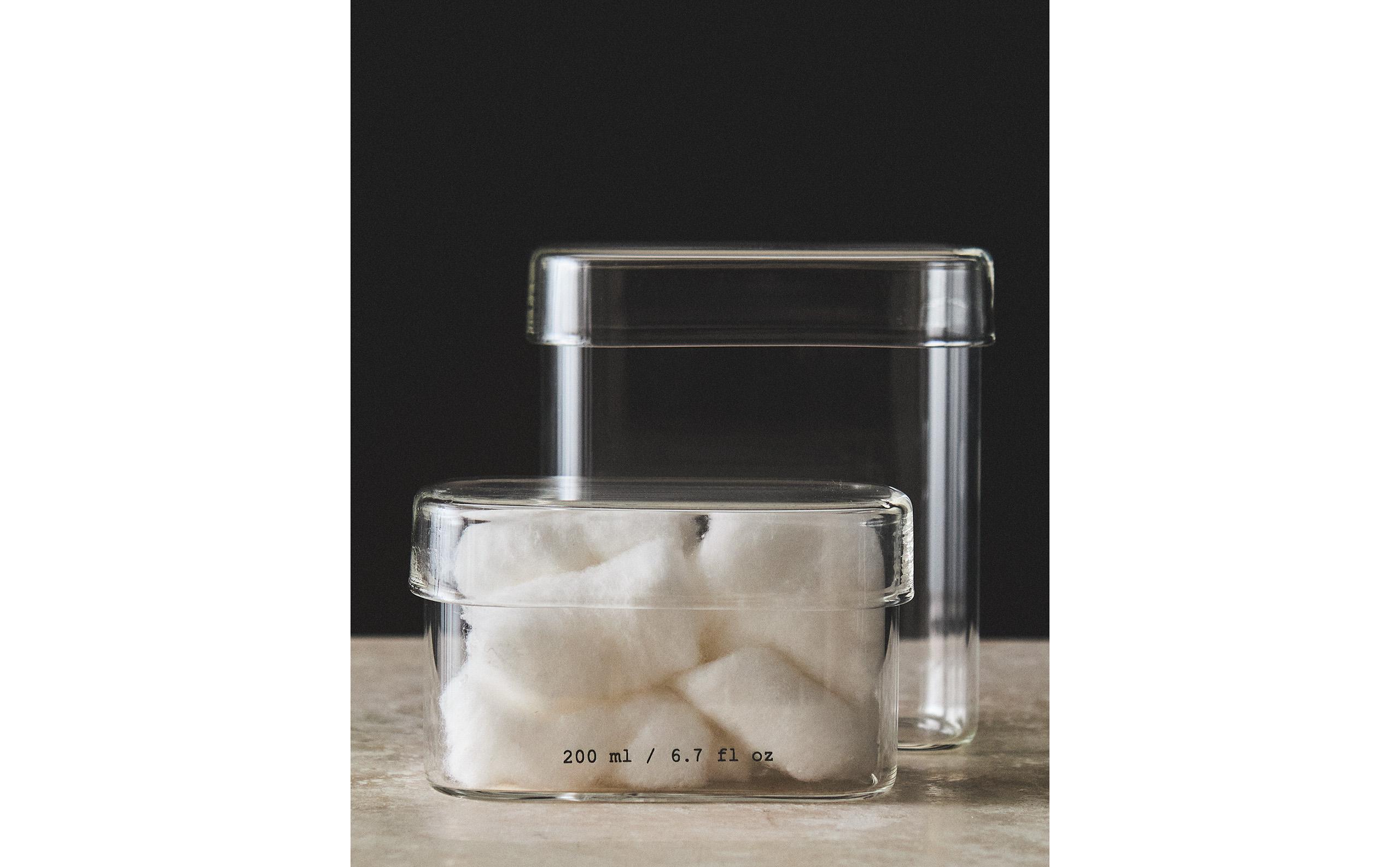 BOROSILICATE BATHROOM ORGANISER JAR WITH LETTERS product thumbnail 10