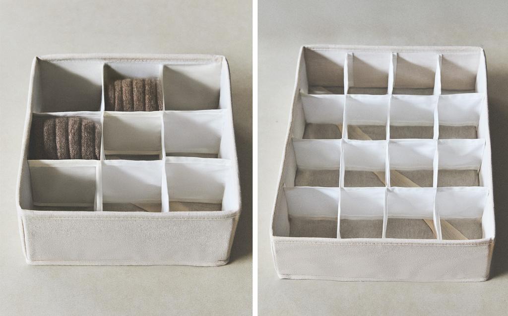 ORGANISER BASKET WITH COMPARTMENTS ORGANISER BASKET WITH COMPARTMENTS