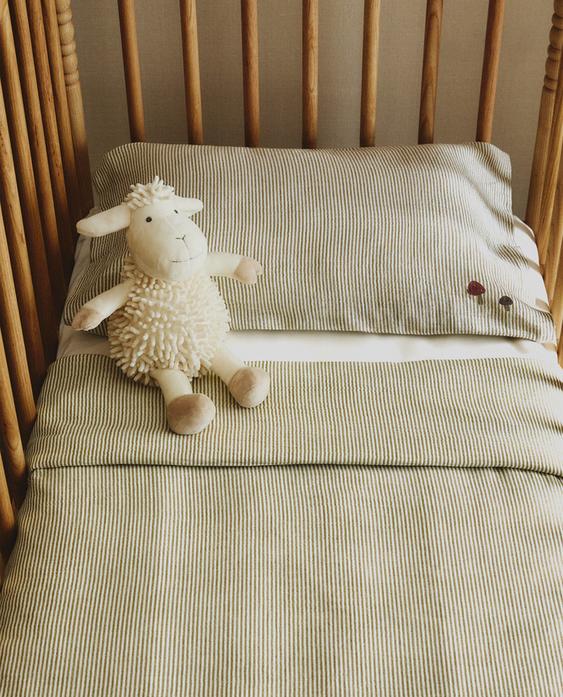 KIDS' STRIPED MUSLIN DUVET COVER KIDS' STRIPED MUSLIN DUVET COVER