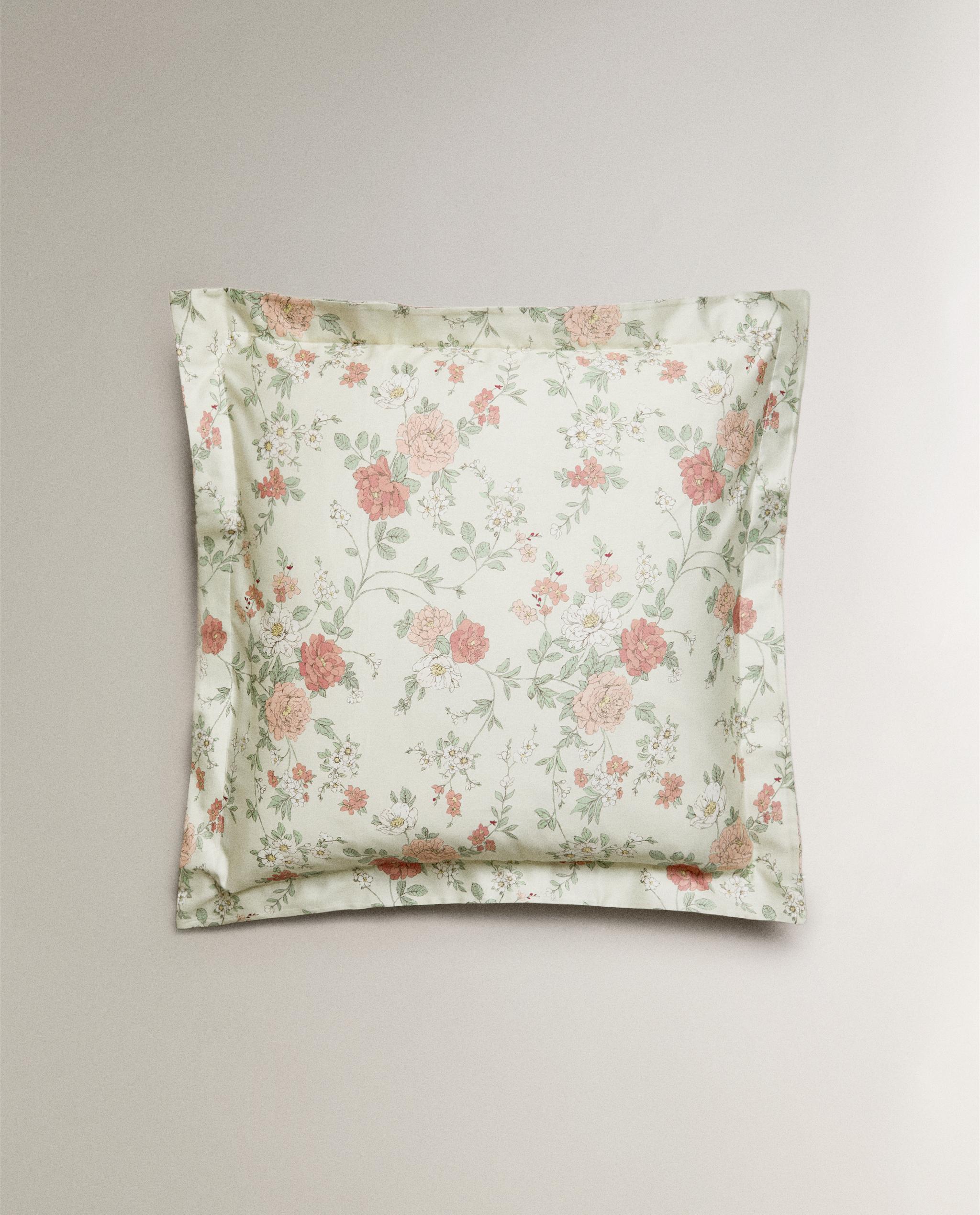PEONY PRINT SATEEN PILLOWCASE product thumbnail 3