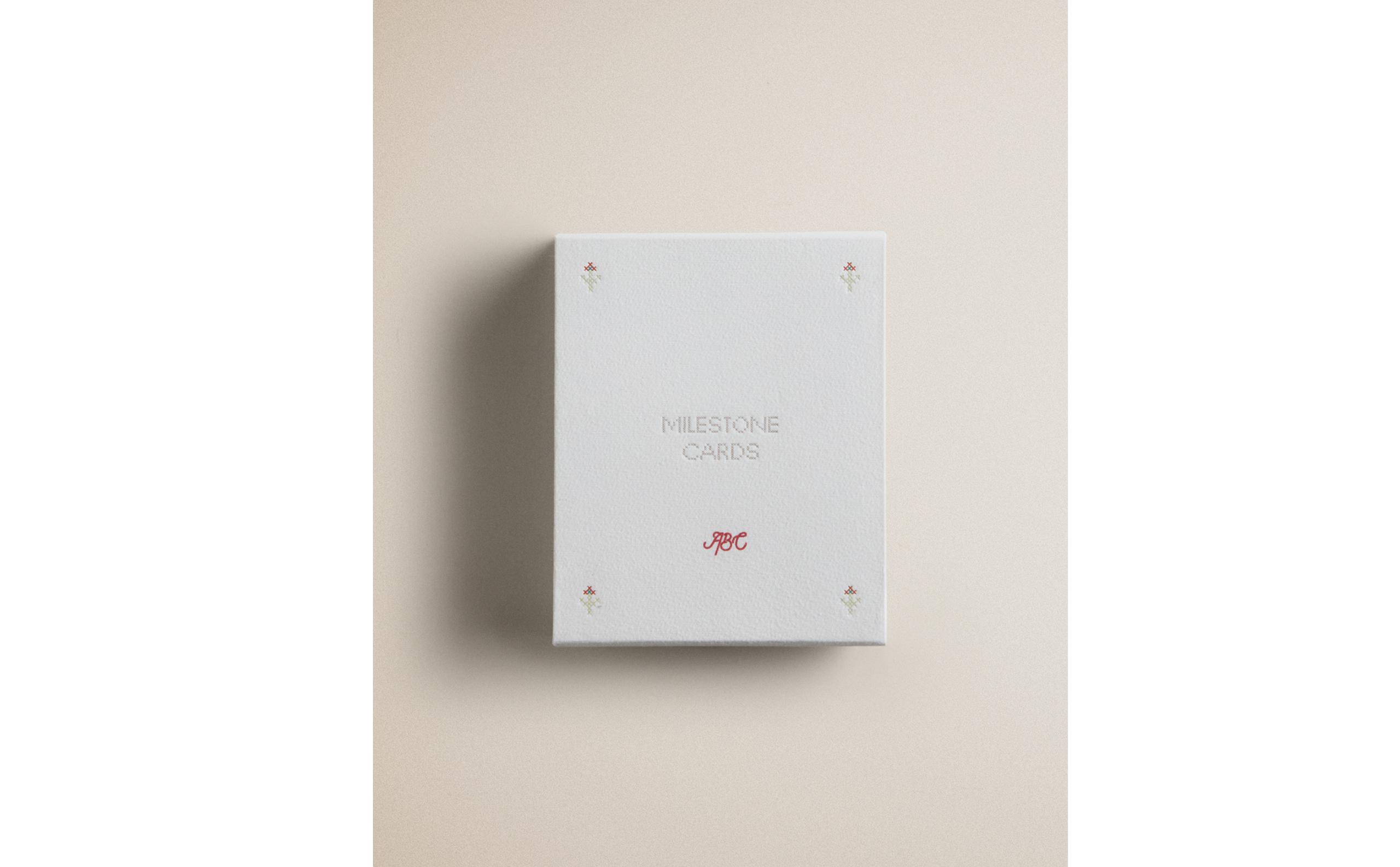 BABY MONTHLY MILESTONE KIT - 12 FLORAL CARDS product thumbnail 12