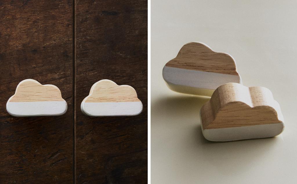 PACK OF KIDS' CLOUD DOOR KNOBS (PACK OF 2)