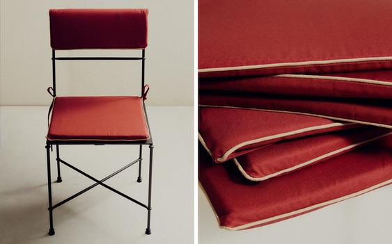 SILLA FORJA Y COJINES