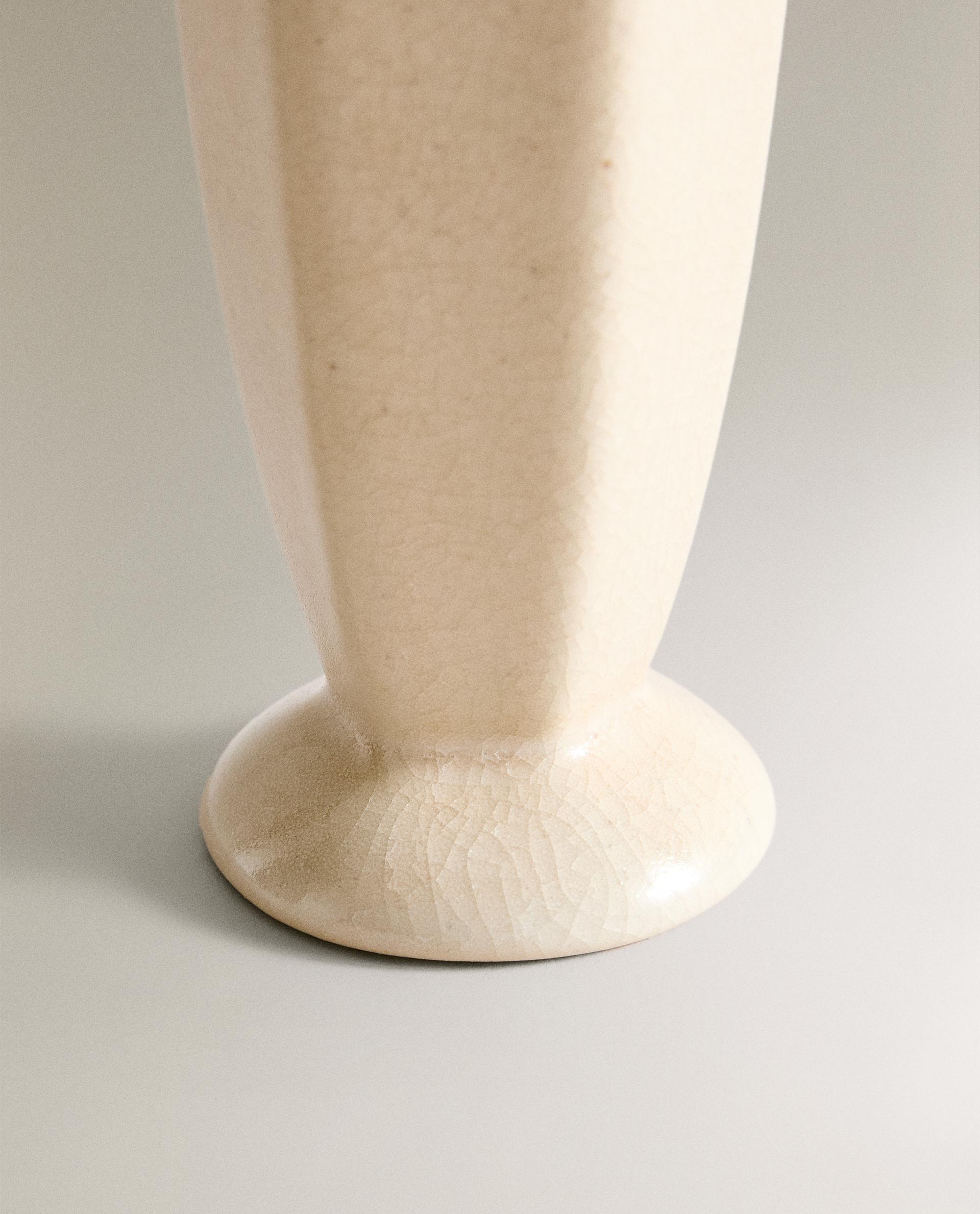 CERAMIC GLASS VASE