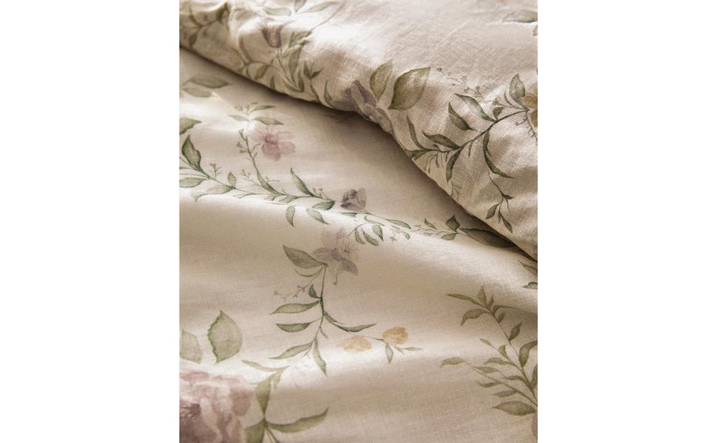 FLORAL PRINT DUVET COVER