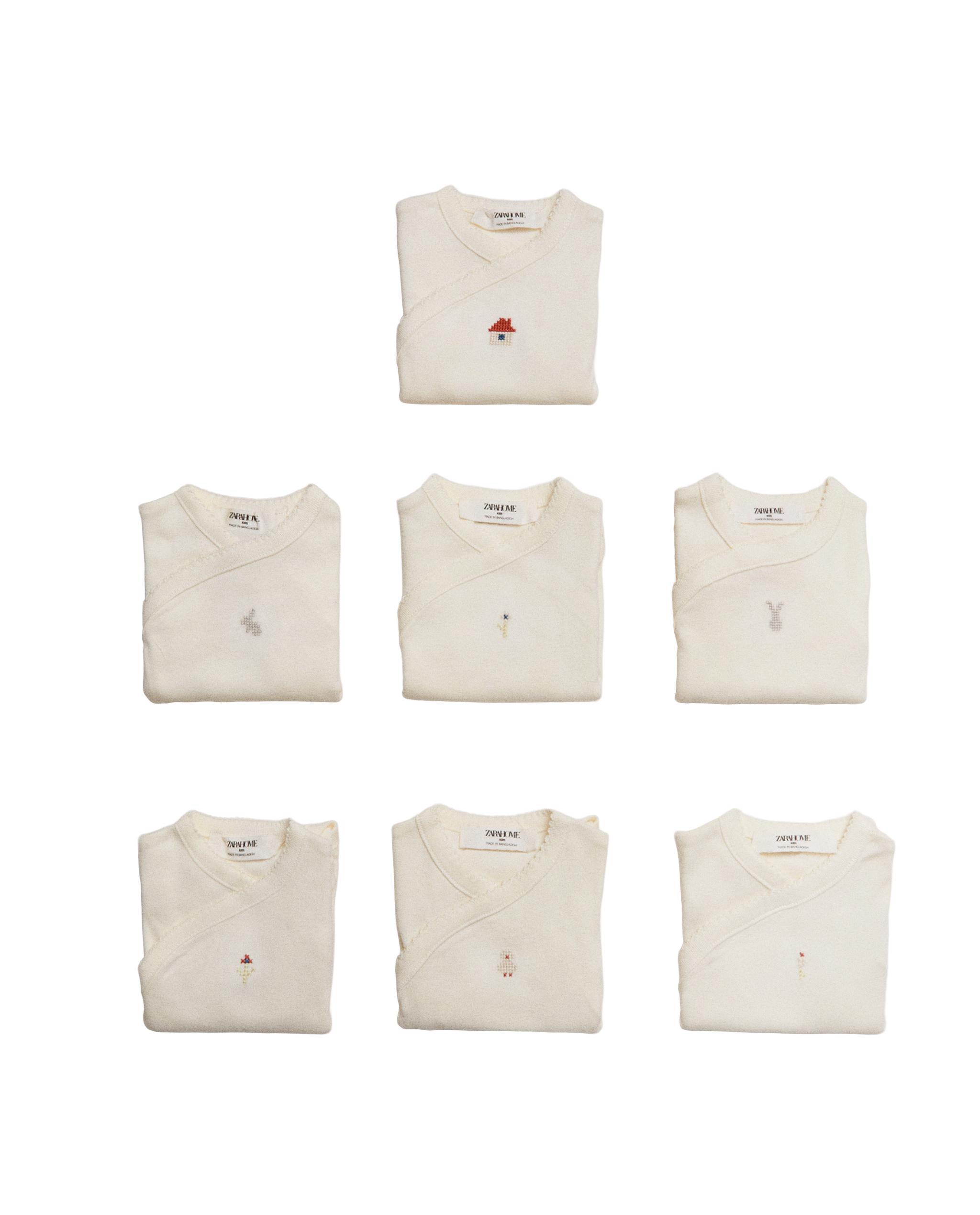 PACK OF CROSS-STITCH BABY BODYSUITS product thumbnail 9