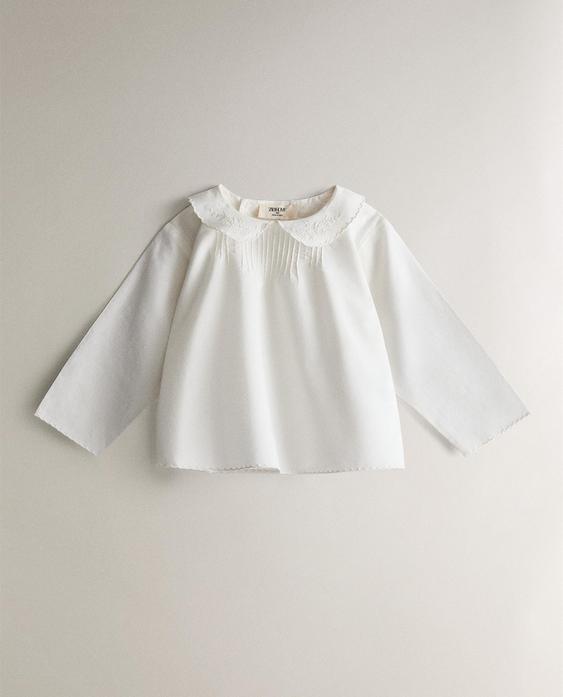 قميص مطرز للرضع