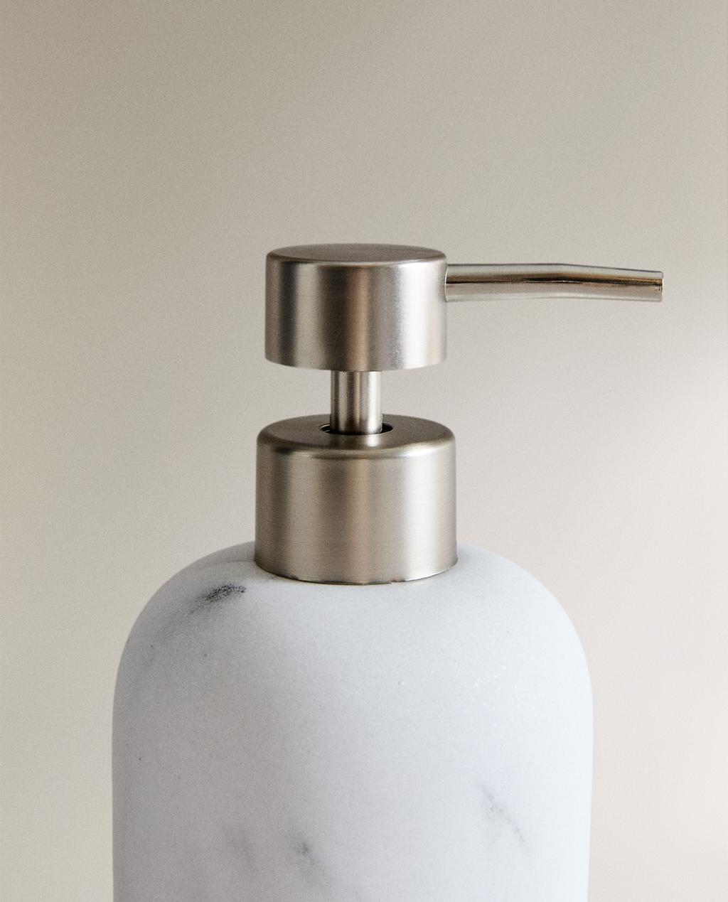 MARBLE-EFFECT SOAP DISPENSER