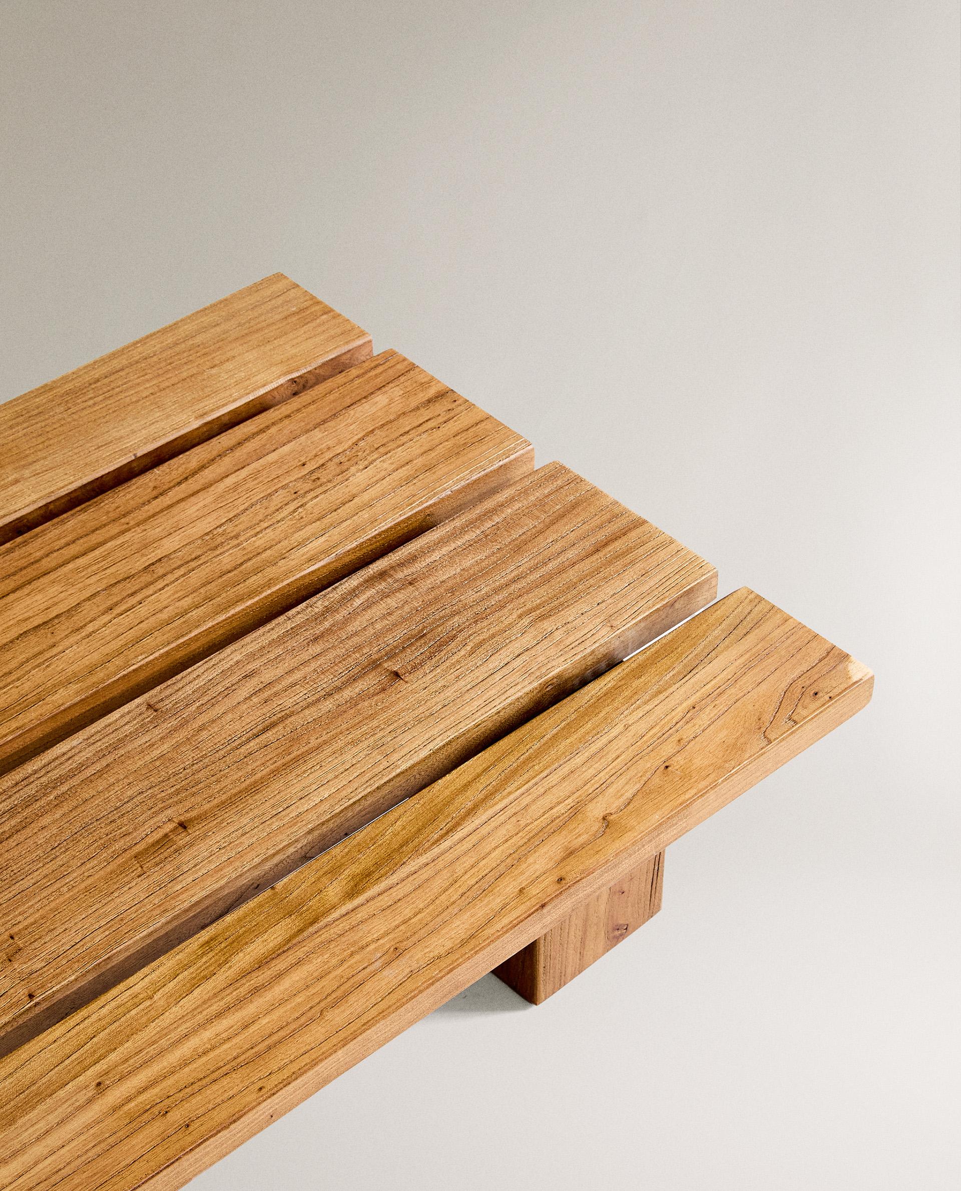 ELM WOOD BOARD COFFEE TABLE