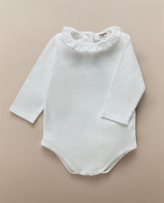 BABY BODYSUIT WITH COLLAR