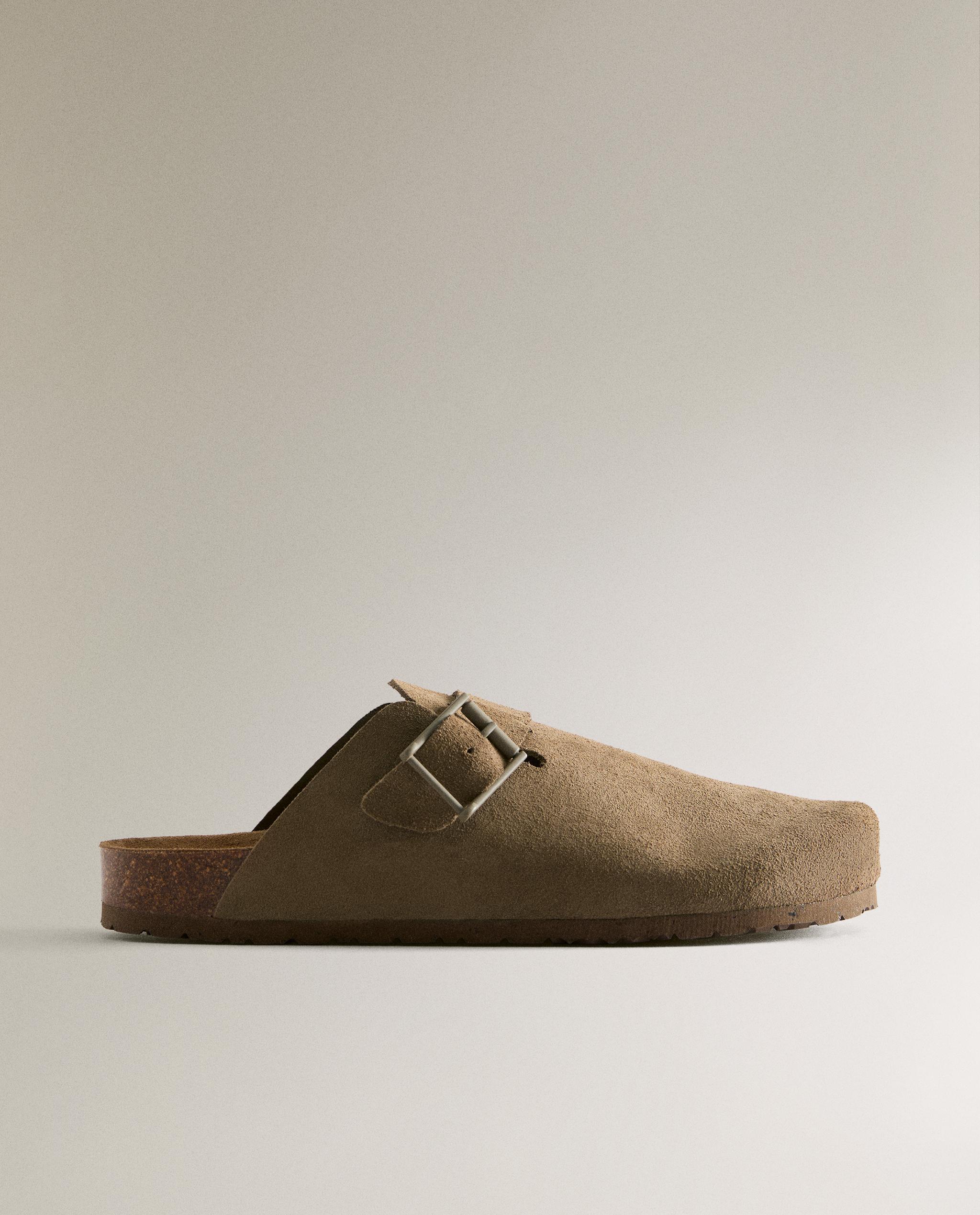 レザーサボ バックル バックステッチディテール | Zara Home 日本/Japan