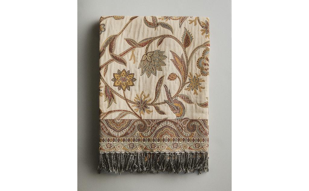 PLAID JACQUARD FLEURS PLAID JACQUARD FLEURS