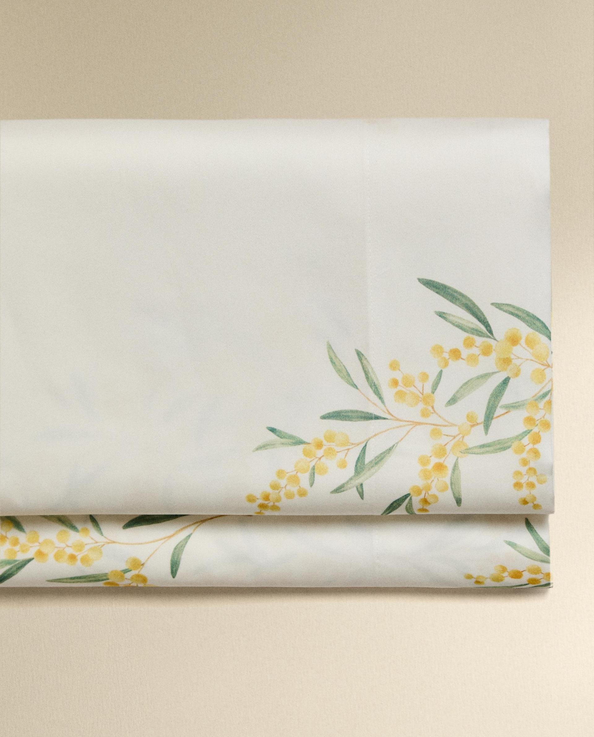 DRAP DE DESSUS SATIN MIMOSAS DRAP DE DESSUS SATIN MIMOSAS