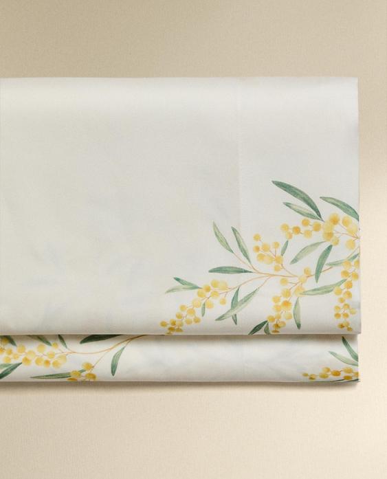 DRAP DE DESSUS SATIN MIMOSAS DRAP DE DESSUS SATIN MIMOSAS