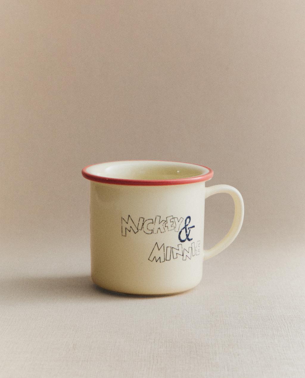 KIDS' CERAMIC MICKEY & MINNIE MOUSE ©DISNEY MUG