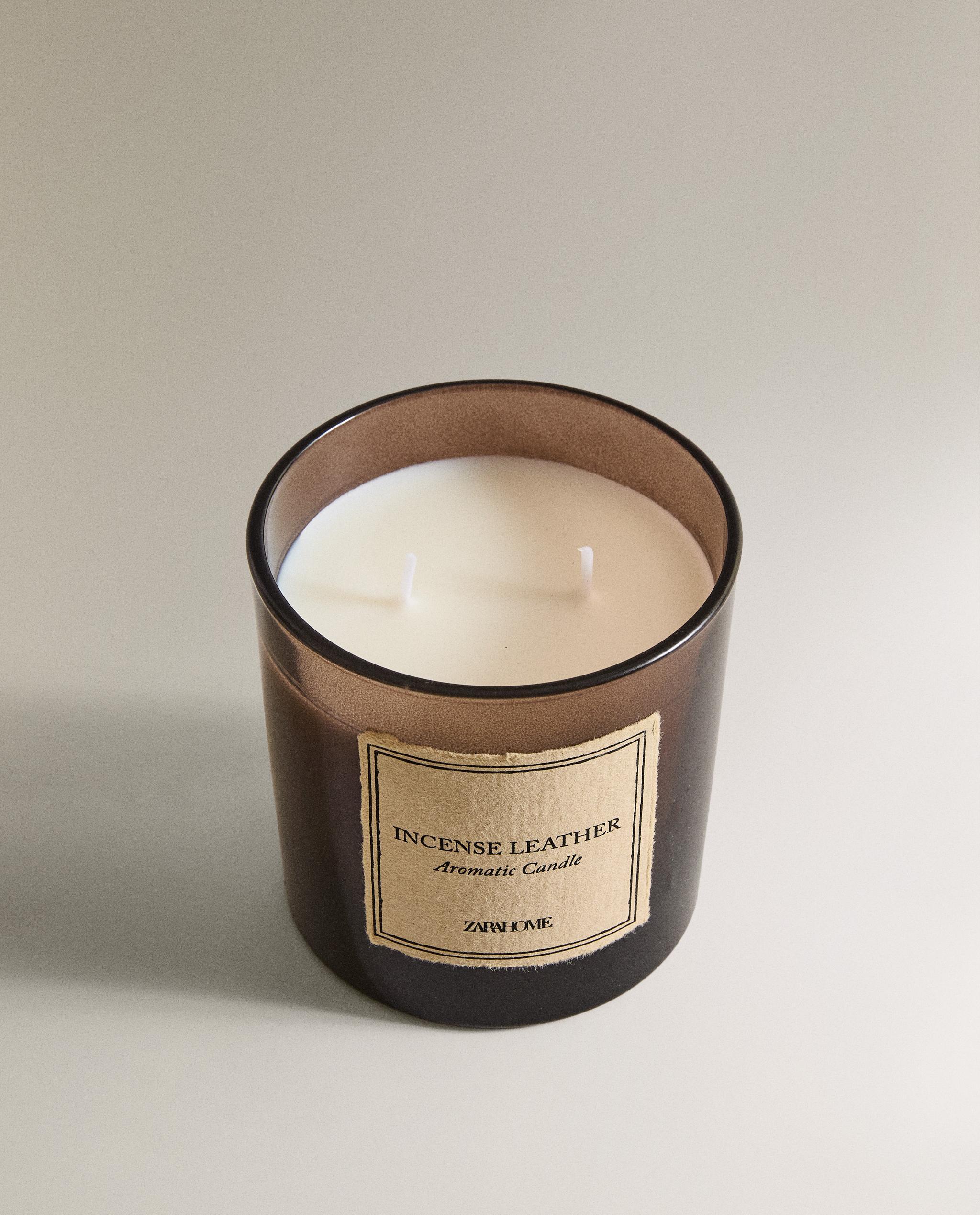 candle✣candle 350G）INCENSE LEATHER アロマティックキャンドル | Zara Home 日本/Japan