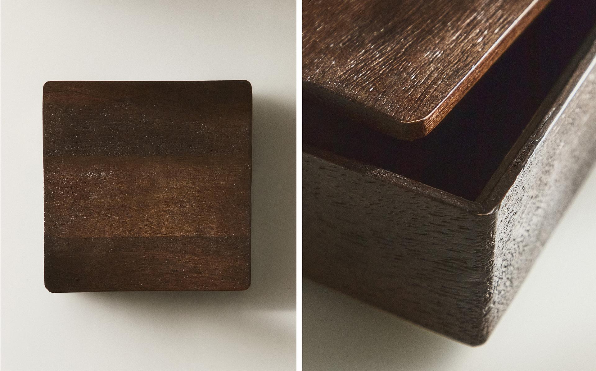 MEDIUM WOODEN BOX WITH LID MEDIUM WOODEN BOX WITH LID