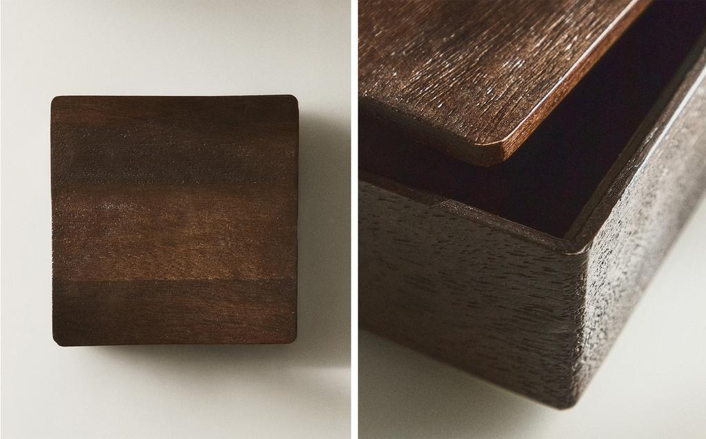 MEDIUM WOODEN BOX WITH LID MEDIUM WOODEN BOX WITH LID