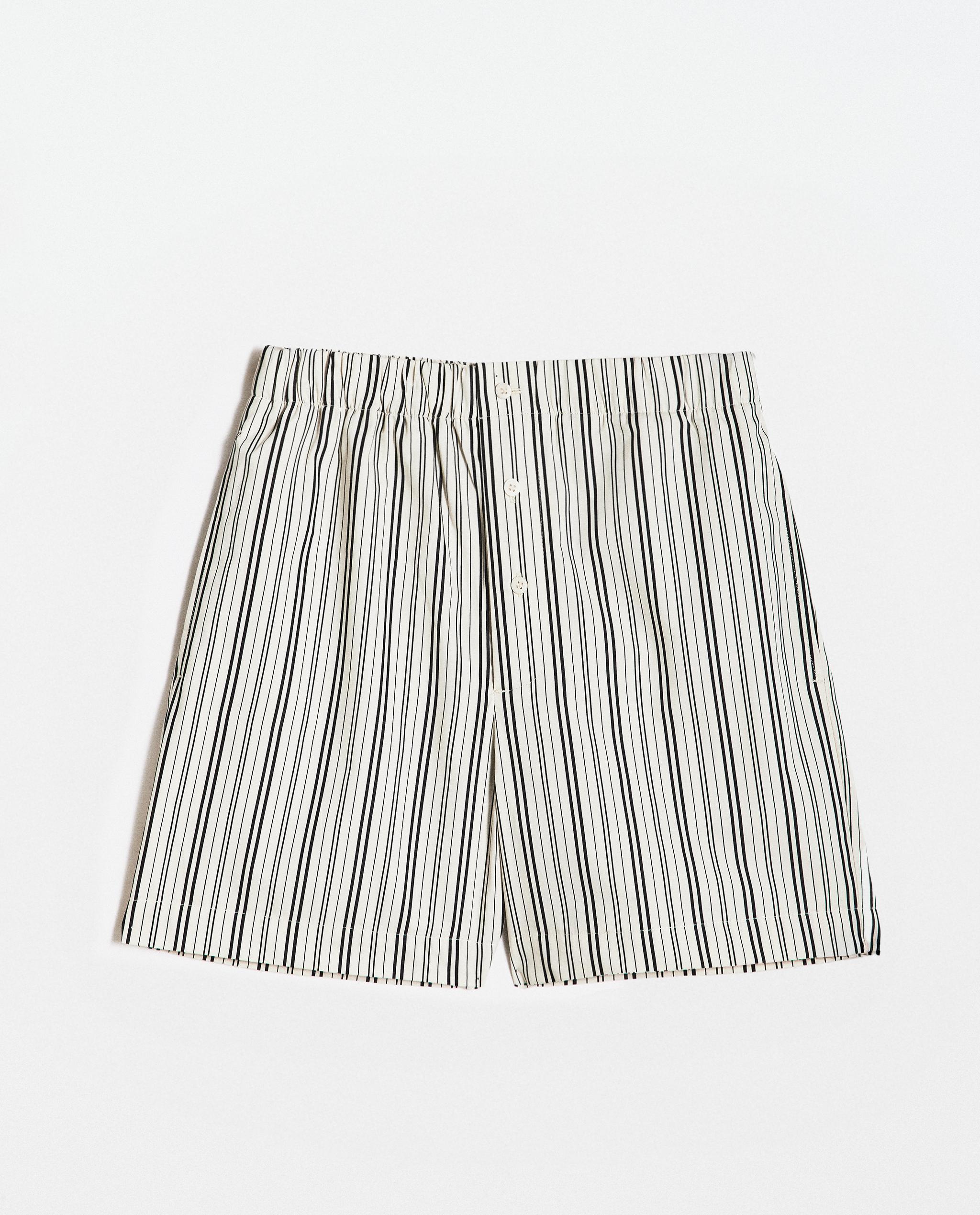 STRIPED COTTON SHORTS product thumbnail 8
