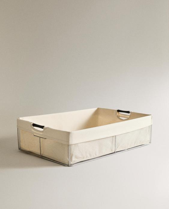 CESTA METÁLICA PARA A ROUPA