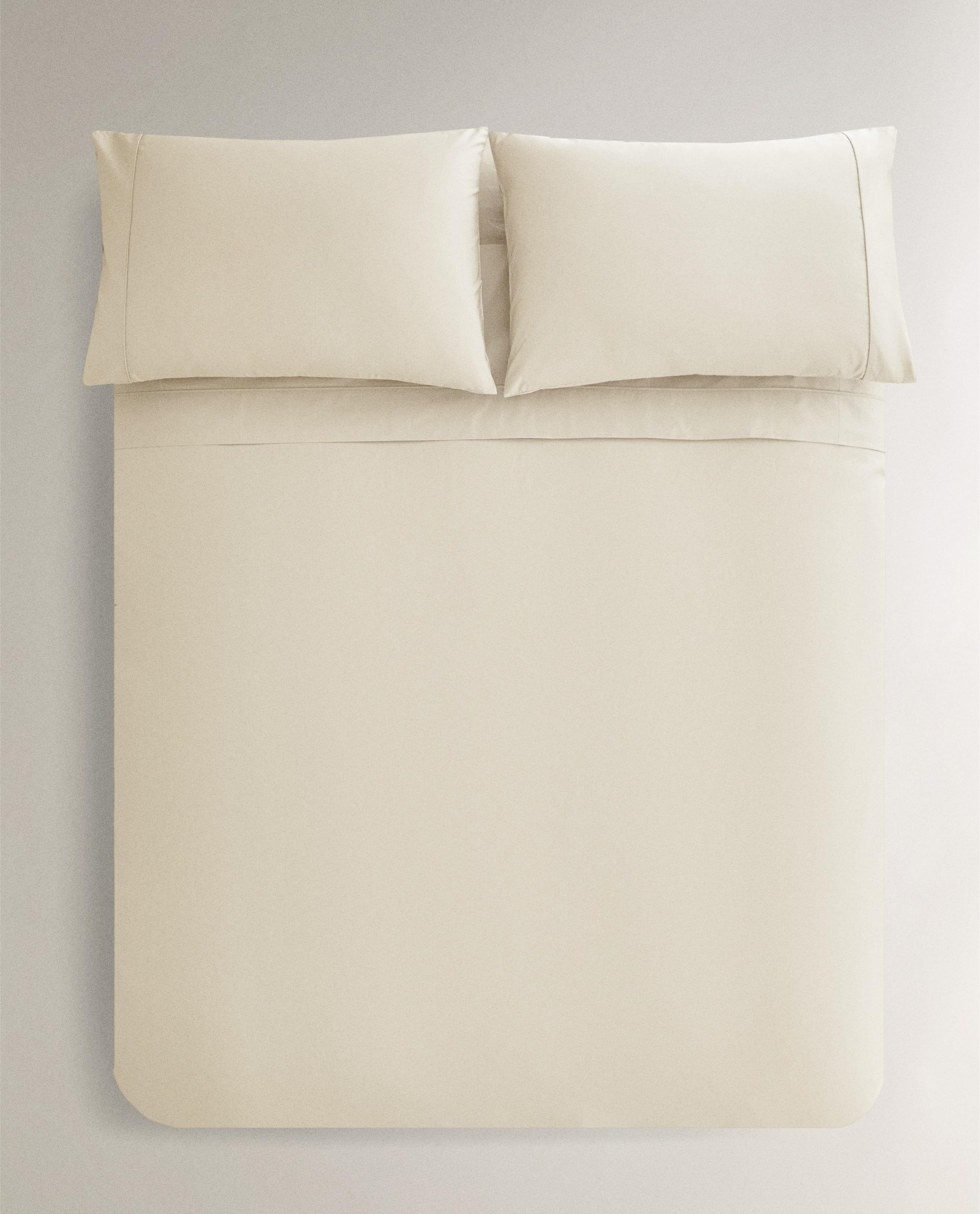 ZARA 　掛け布団カバー　ピロケース　新品未使用 パーケルコットン 掛け布団カバー（300スレッド） | Zara Home