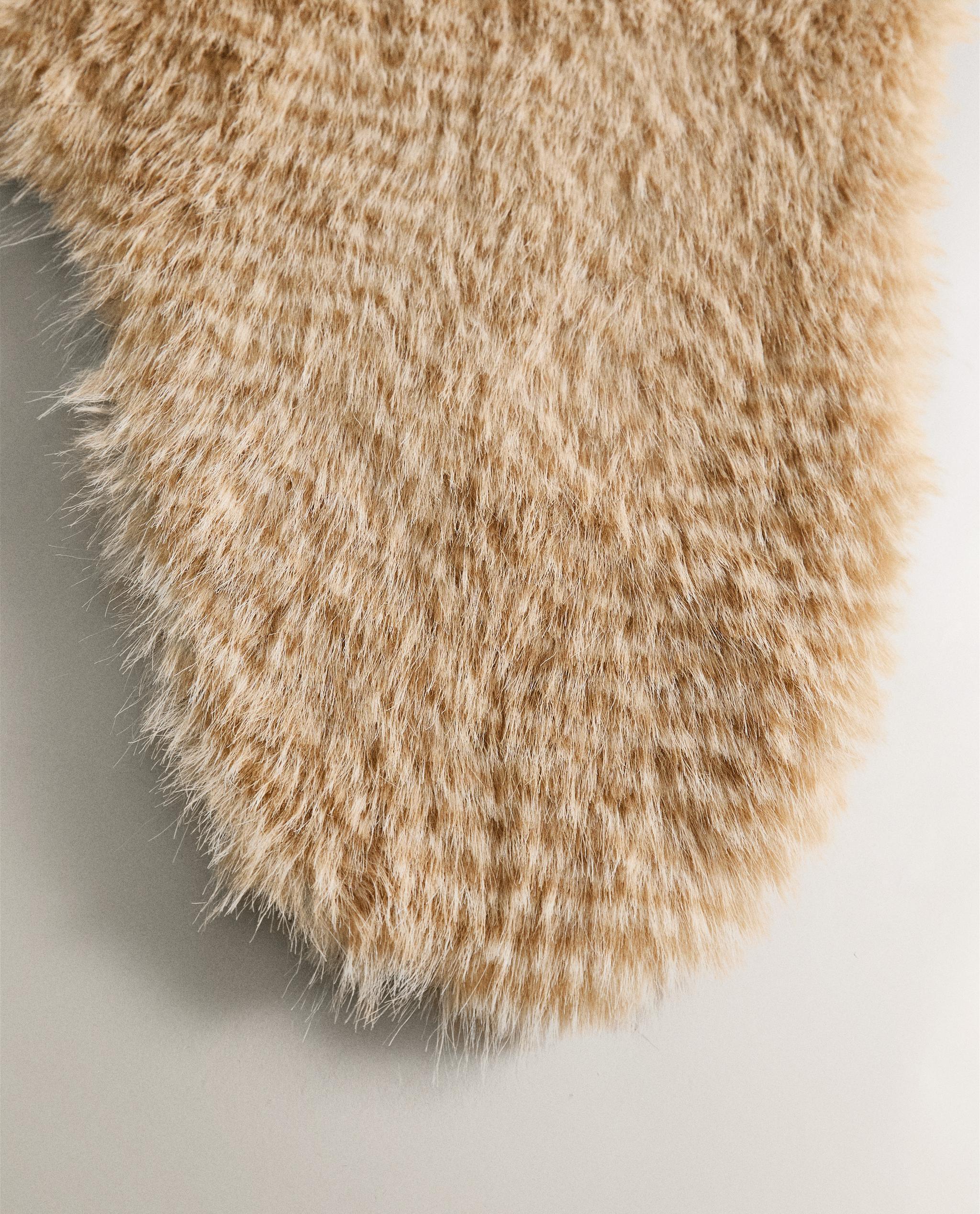 ロング フェイクファー ブランケット | Zara Home 日本/Japan