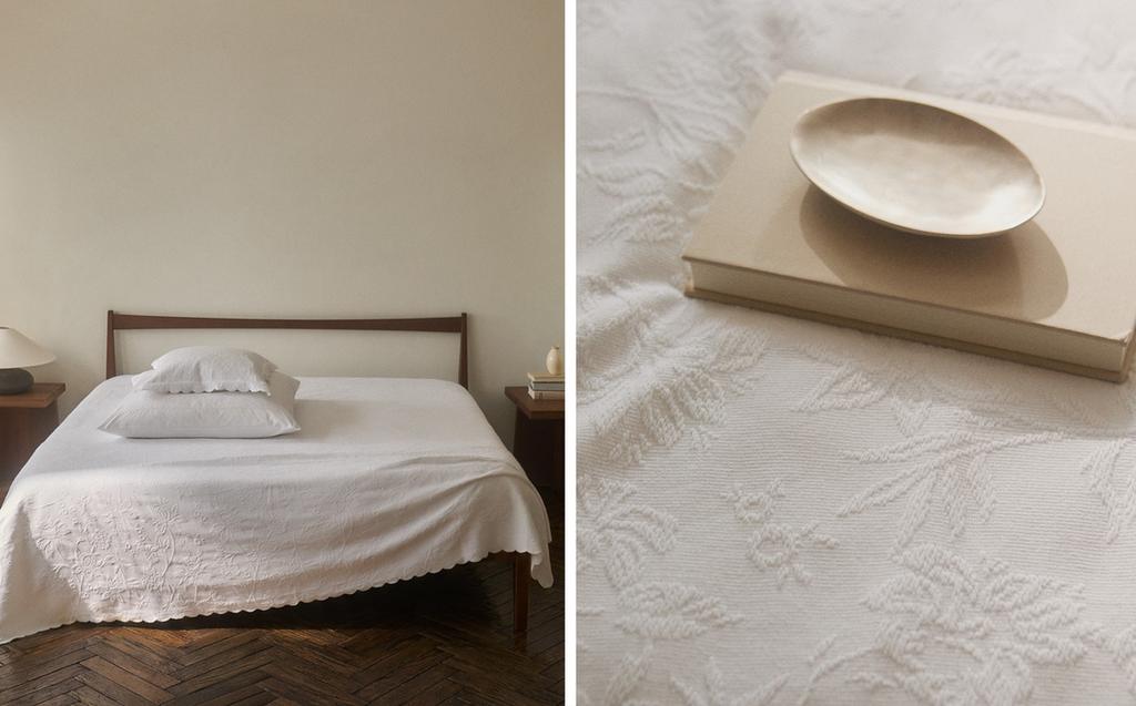 COTTON JACQUARD BEDSPREAD