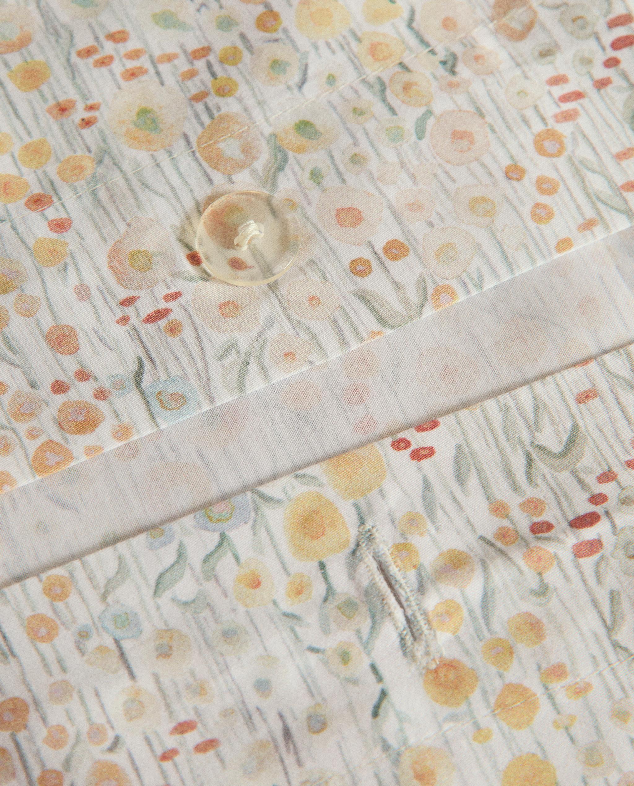 MINI FLORAL PRINT SATEEN DUVET COVER product thumbnail 4