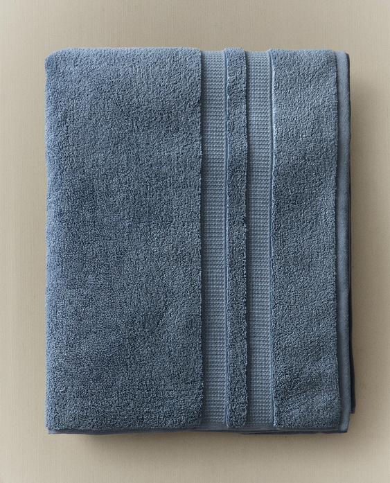 ผ้าเช็ดตัวแต่งขอบ 2 ชั้น เนื้อนุ่มพิเศษ